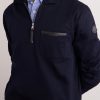 Leather-Trimmed Cotton-Jersey Half-Zip Polo Shirt - CU Leather-Trimmed Cotton-Jersey Half-Zip Polo Shirt - CU