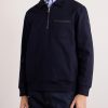 Leather-Trimmed Cotton-Jersey Half-Zip Polo Shirt - FR Leather-Trimmed Cotton-Jersey Half-Zip Polo Shirt - FR