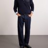 Leather-Trimmed Cotton-Jersey Half-Zip Polo Shirt - OU Leather-Trimmed Cotton-Jersey Half-Zip Polo Shirt - OU