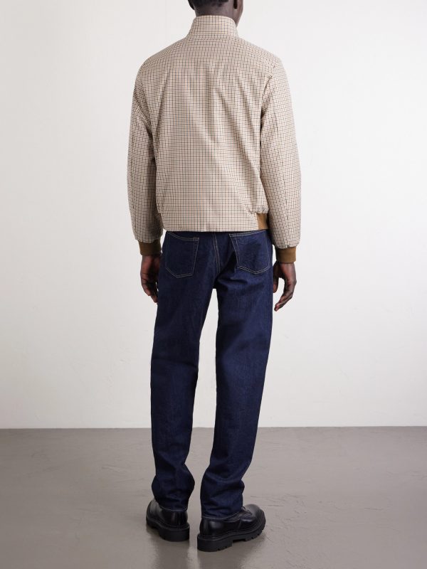 Almogordo Reversible Checked Shell Down Jacket - BK