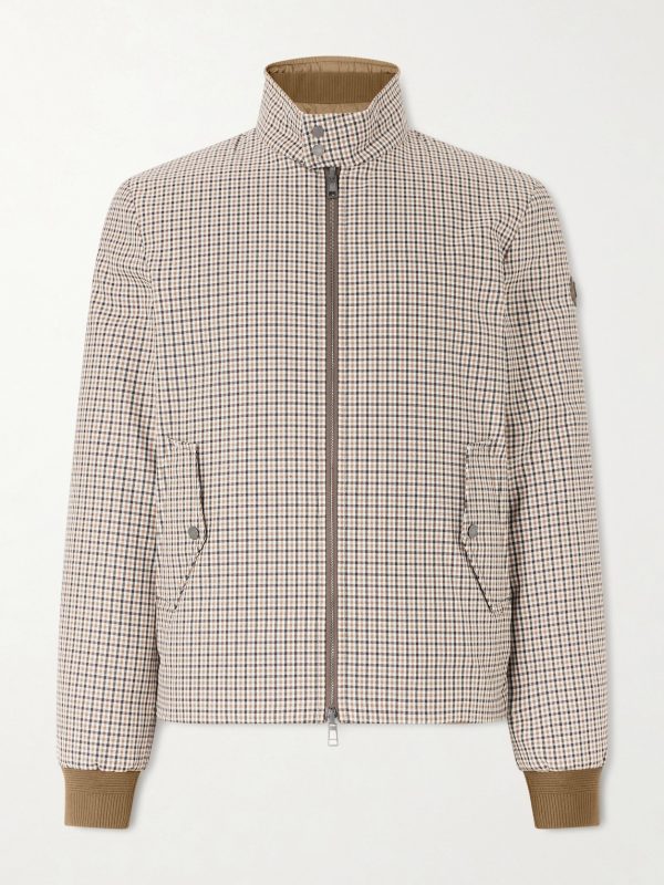 Almogordo Reversible Checked Shell Down Jacket