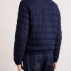 Luray Slim-Fit Leather-Trimmed Quilted Jersey Down Jacket - BK Luray Slim-Fit Leather-Trimmed Quilted Jersey Down Jacket - BK