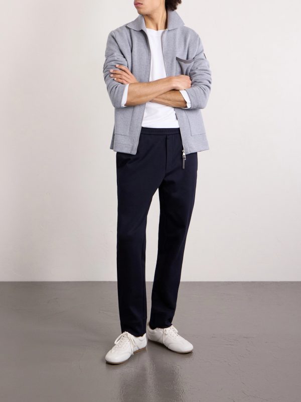 Tapered Stretch-Cotton Jersey Sweatpants - OU Tapered Stretch-Cotton Jersey Sweatpants - OU