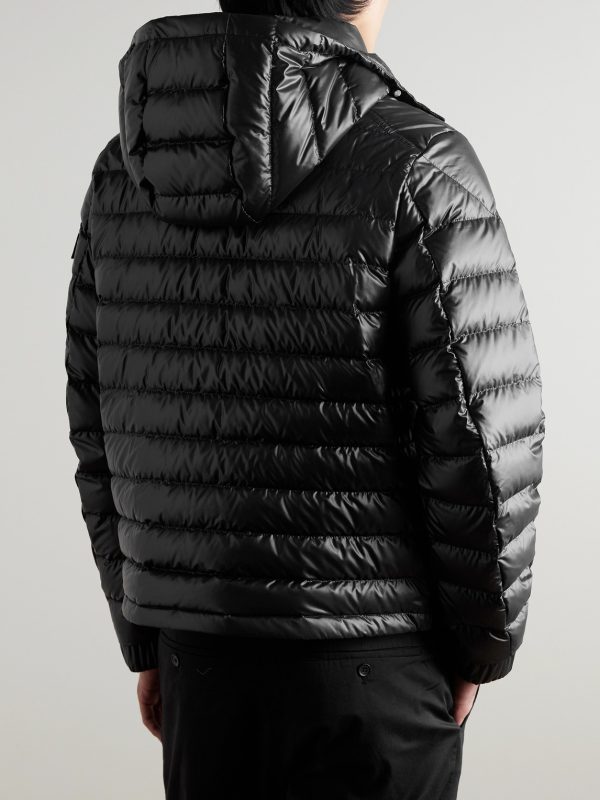 Lauros Quilted Shell Hooded Down Jacket - BK Lauros Quilted Shell Hooded Down Jacket - BK