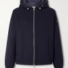 Cotton-Blend Jersey Zip-Up Hoodie Cotton-Blend Jersey Zip-Up Hoodie