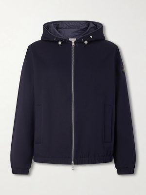 Cotton-Blend Jersey Zip-Up Hoodie Cotton-Blend Jersey Zip-Up Hoodie