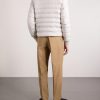 Straight-Leg Cotton-Blend Trousers - BK Straight-Leg Cotton-Blend Trousers - BK