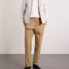 Straight-Leg Cotton-Blend Trousers - OU Straight-Leg Cotton-Blend Trousers - OU