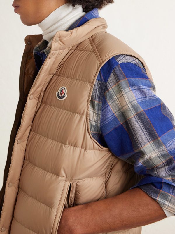 Barthe Logo-Appliquéd Quilted Nylon Down Gilet - CU Barthe Logo-Appliquéd Quilted Nylon Down Gilet - CU