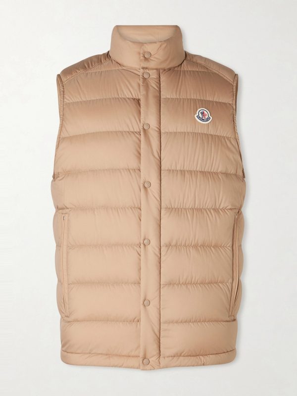 Barthe Logo-Appliquéd Quilted Nylon Down Gilet Barthe Logo-Appliquéd Quilted Nylon Down Gilet