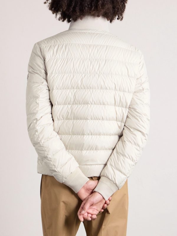 Crachin Reversible Leather-Trimmed Quilted Shell and Shearling Down Jacket - BK