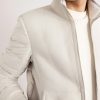 Crachin Reversible Leather-Trimmed Quilted Shell and Shearling Down Jacket - CU