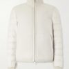 Crachin Reversible Leather-Trimmed Quilted Shell and Shearling Down Jacket