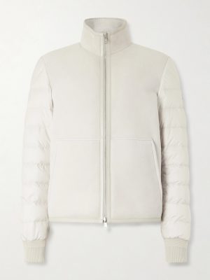 Crachin Reversible Leather-Trimmed Quilted Shell and Shearling Down Jacket Crachin Reversible Leather-Trimmed Quilted Shell and Shearling Down Jacket