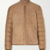 Crachin Reversible Leather-Trimmed Quilted Shell and Shearling Down Jacket