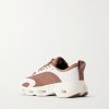 + ON Cloudsolo Rubber-Trimmed Mesh Sneakers - BK