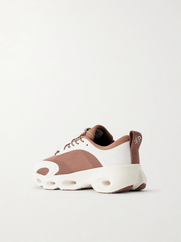 + ON Cloudsolo Rubber-Trimmed Mesh Sneakers - BK