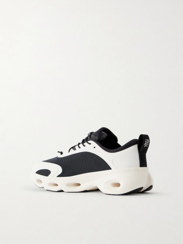 + ON Cloudsolo Rubber-Trimmed Mesh Sneakers - BK