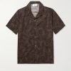 Camp-Collar Floral-Print Cotton Shirt Camp-Collar Floral-Print Cotton Shirt