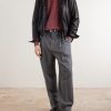 Knitted Cotton-Blend Polo Sweater - OU