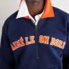 Logo-Embroidered Cotton-Jersey Half-Zip Sweatshirt - CU Logo-Embroidered Cotton-Jersey Half-Zip Sweatshirt - CU