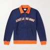 Logo-Embroidered Cotton-Jersey Half-Zip Sweatshirt Logo-Embroidered Cotton-Jersey Half-Zip Sweatshirt