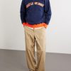 Logo-Embroidered Cotton-Jersey Half-Zip Sweatshirt - OU Logo-Embroidered Cotton-Jersey Half-Zip Sweatshirt - OU