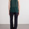 Open-Knit Cotton Tank Top - BK Open-Knit Cotton Tank Top - BK