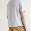 Embroidered Linen-Blend Shirt - BK Embroidered Linen-Blend Shirt - BK