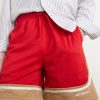 Novelty Straight-Leg Logo-Embroidered Mesh Drawstring Shorts - CU