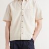 Cropped Cotton-Seersucker Shirt - FR Cropped Cotton-Seersucker Shirt - FR