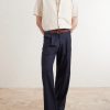 Cropped Cotton-Seersucker Shirt - OU Cropped Cotton-Seersucker Shirt - OU