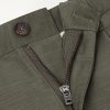 Straight-Leg Pleated Cotton Trousers - E1 Straight-Leg Pleated Cotton Trousers - E1