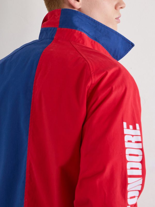 Logo-Print Colour-Block Cotton Overshirt - CU Logo-Print Colour-Block Cotton Overshirt - CU