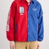 Logo-Print Colour-Block Cotton Overshirt - FR Logo-Print Colour-Block Cotton Overshirt - FR