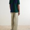 Straight-Leg Cotton-Canvas Trousers - BK