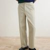 Straight-Leg Cotton-Canvas Trousers - FR