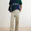 Straight-Leg Cotton-Canvas Trousers - OU