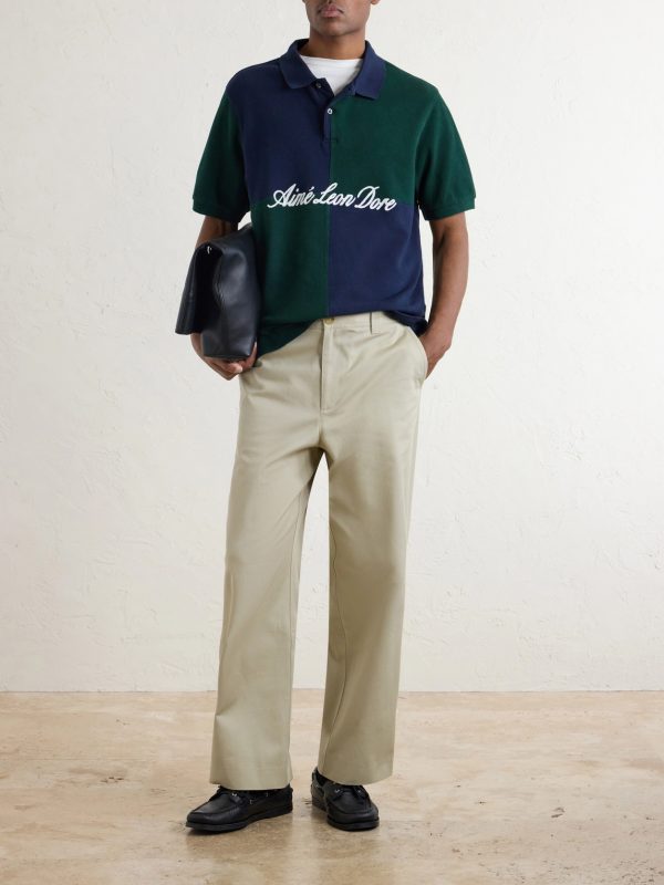 Straight-Leg Cotton-Canvas Trousers - OU