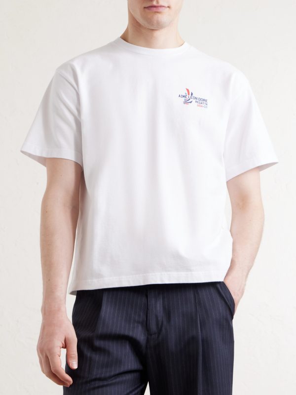 Logo-Print Cotton-Jersey T-Shirt - FR Logo-Print Cotton-Jersey T-Shirt - FR