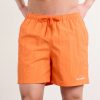 Straight-Leg Logo-Embroidered Shell Drawstring Shorts - E1