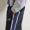 Straight-Leg Logo-Embroidered Striped Shell Sweatpants - CU Straight-Leg Logo-Embroidered Striped Shell Sweatpants - CU
