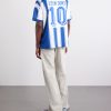 Logo-Appliquéd Striped Jersey T-Shirt - BK Logo-Appliquéd Striped Jersey T-Shirt - BK
