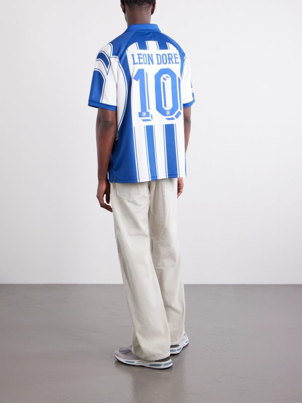 Logo-Appliquéd Striped Jersey T-Shirt - BK Logo-Appliquéd Striped Jersey T-Shirt - BK