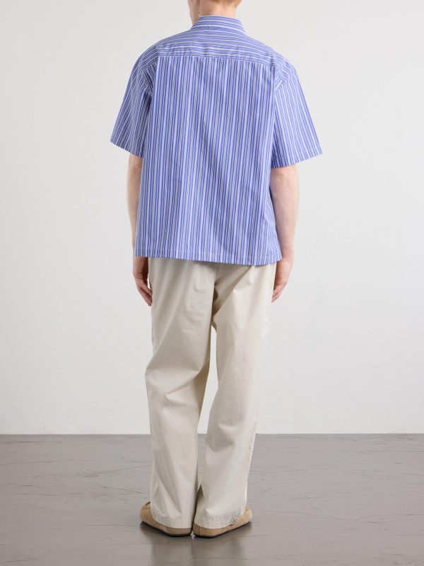 Striped Cotton-Poplin Shirt - BK Striped Cotton-Poplin Shirt - BK