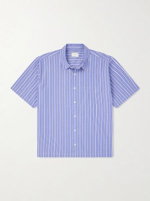 Striped Cotton-Poplin Shirt Striped Cotton-Poplin Shirt