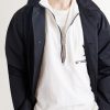 Loo-Embroidered Shell Half-Zip Jacket - CU Loo-Embroidered Shell Half-Zip Jacket - CU
