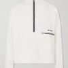 Loo-Embroidered Shell Half-Zip Jacket Loo-Embroidered Shell Half-Zip Jacket