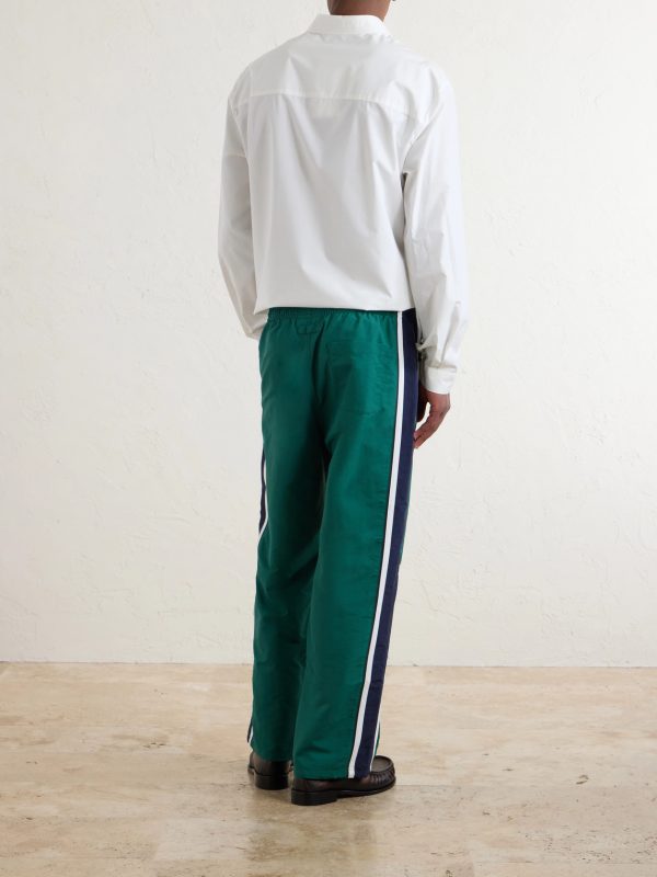 Logo-Embroidered Shell Track Pants - BK
