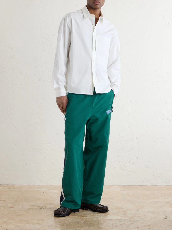 Logo-Embroidered Shell Track Pants - OU
